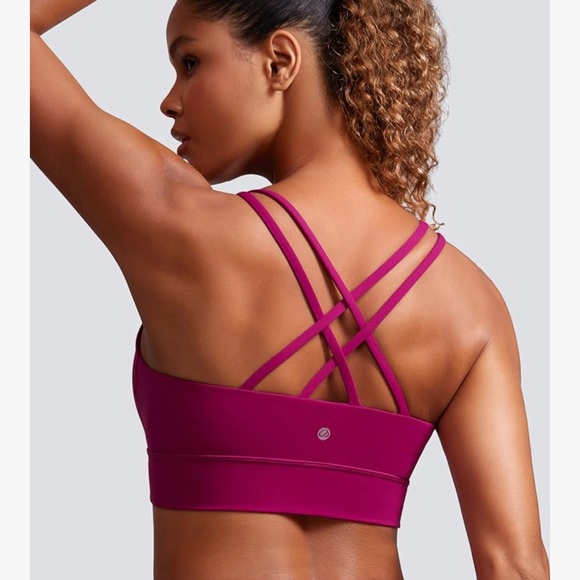 CRZ YOGA Womens Butterluxe Strappy Longline Sports Bra Size S - Picture 4 of 4